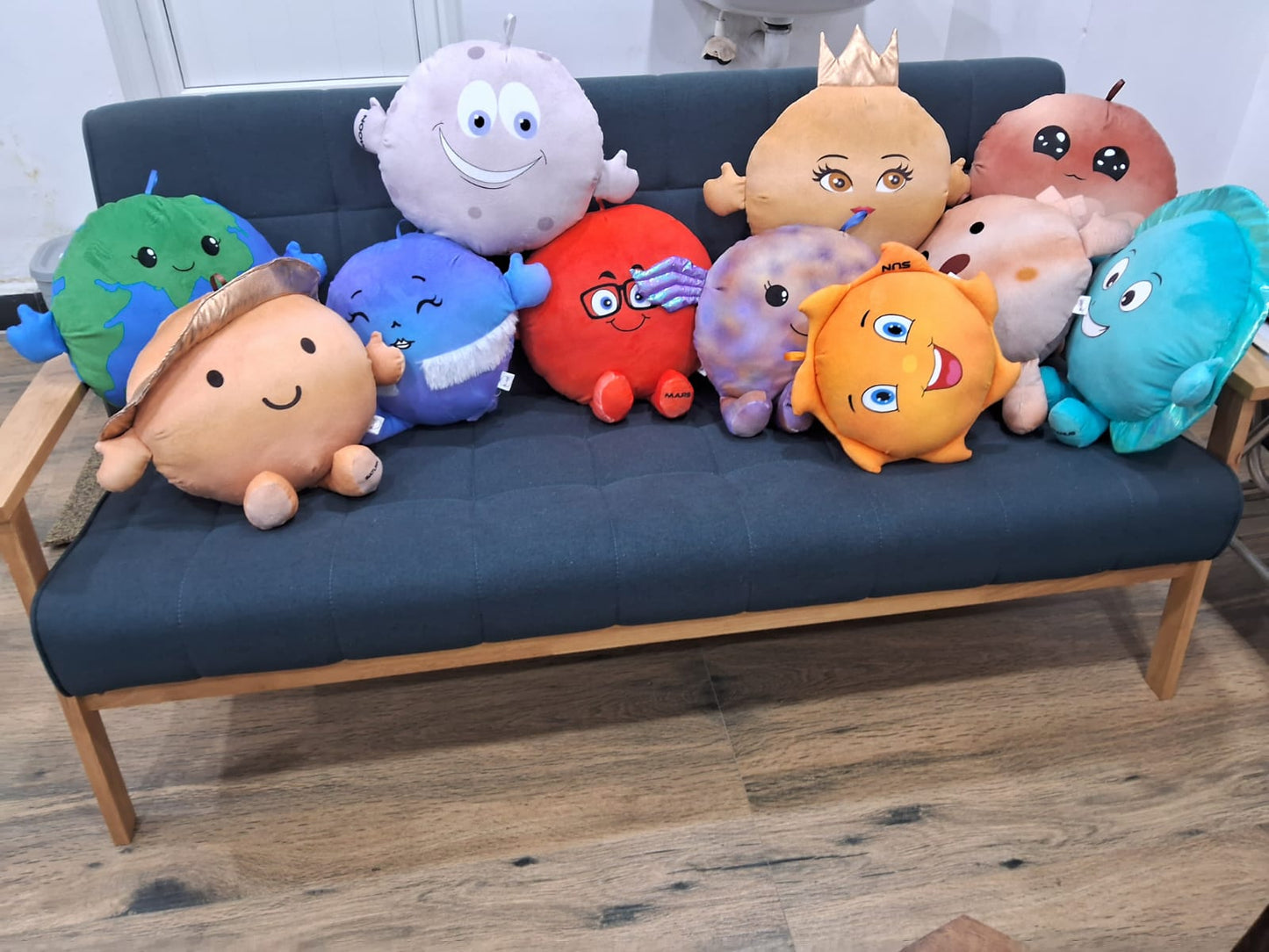 Planets and Stars Plush Toy Cushions – Solar System Collection - Shop - Kuddl Toys