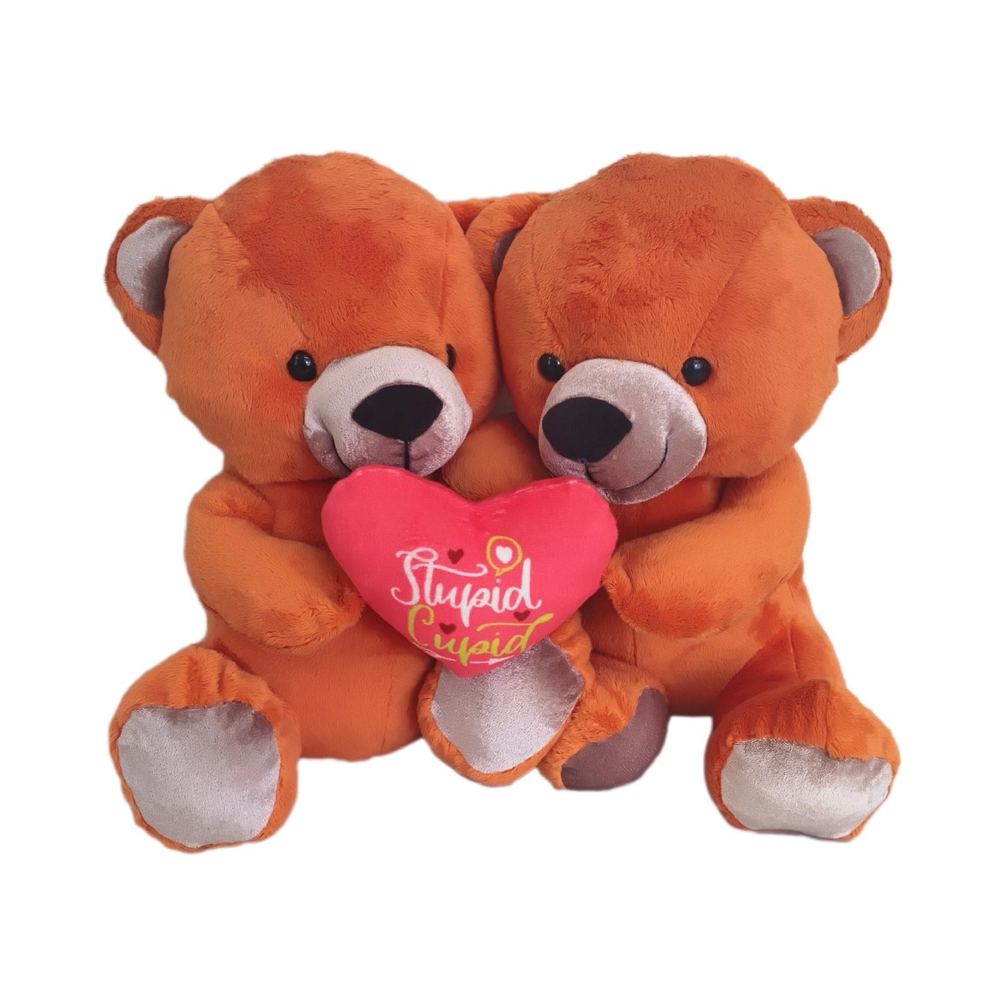 Double Teddy Bear with Heart – Message from Heart (Gift Set) - Shop - Kuddl Toys