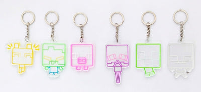 Minecraft Glow - in - the - Dark Acrylic Keychains – Mystery Pack (Official Licensed) - Shop - Kuddl Toys