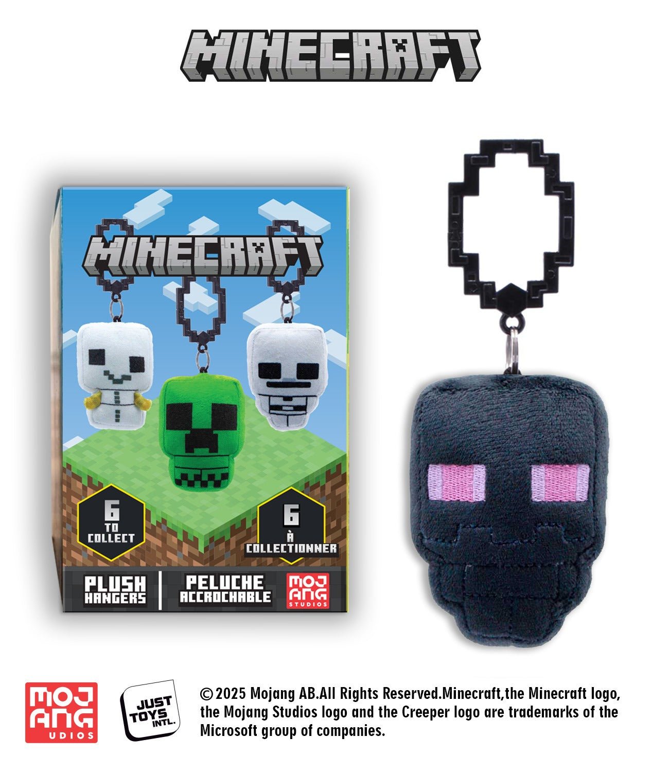 Minecraft Plush Backpack Hanger – Blind Box (Official Licensed) - Shop - Kuddl Toys