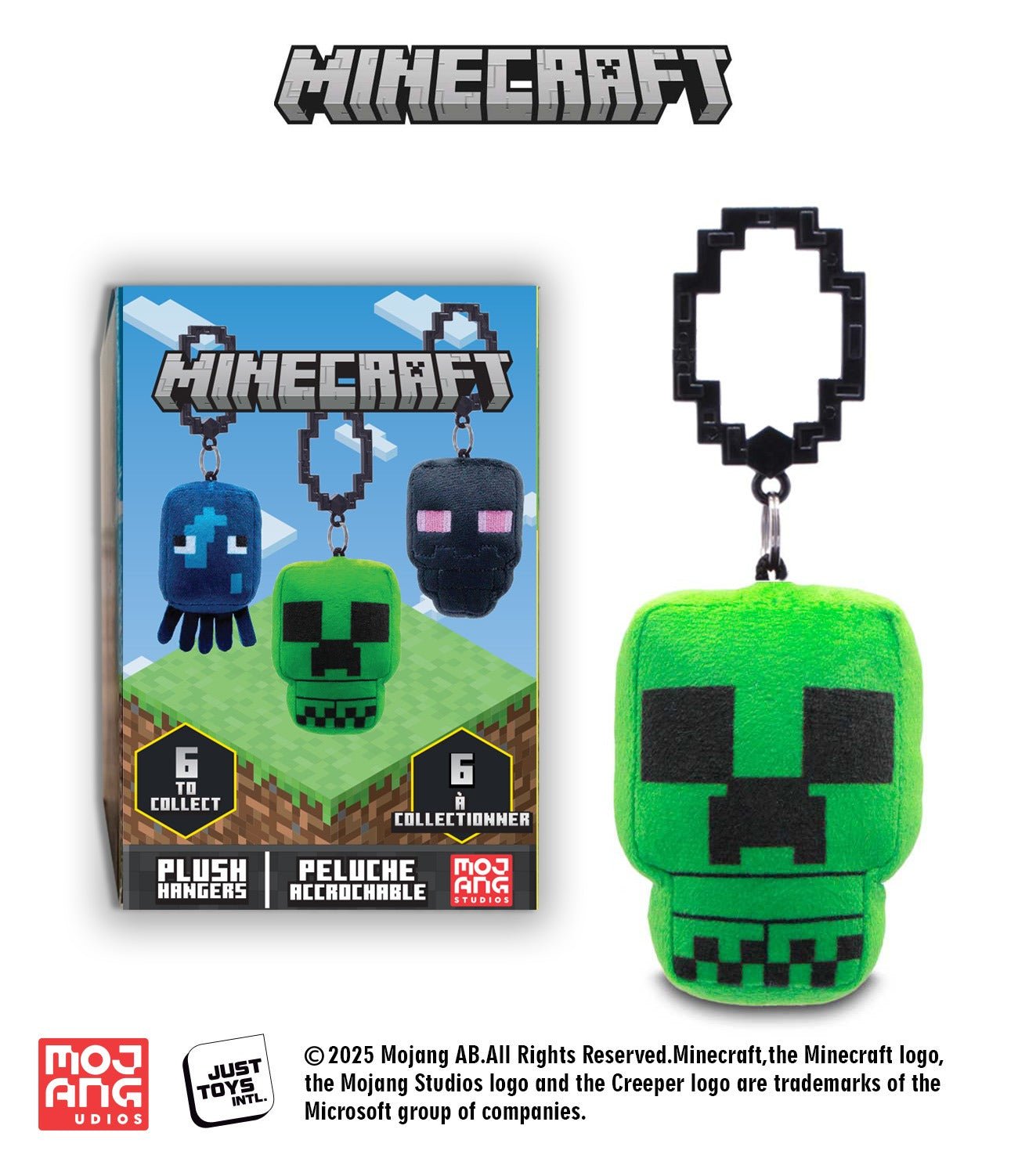 Minecraft Plush Backpack Hanger – Blind Box (Official Licensed) - Shop - Kuddl Toys