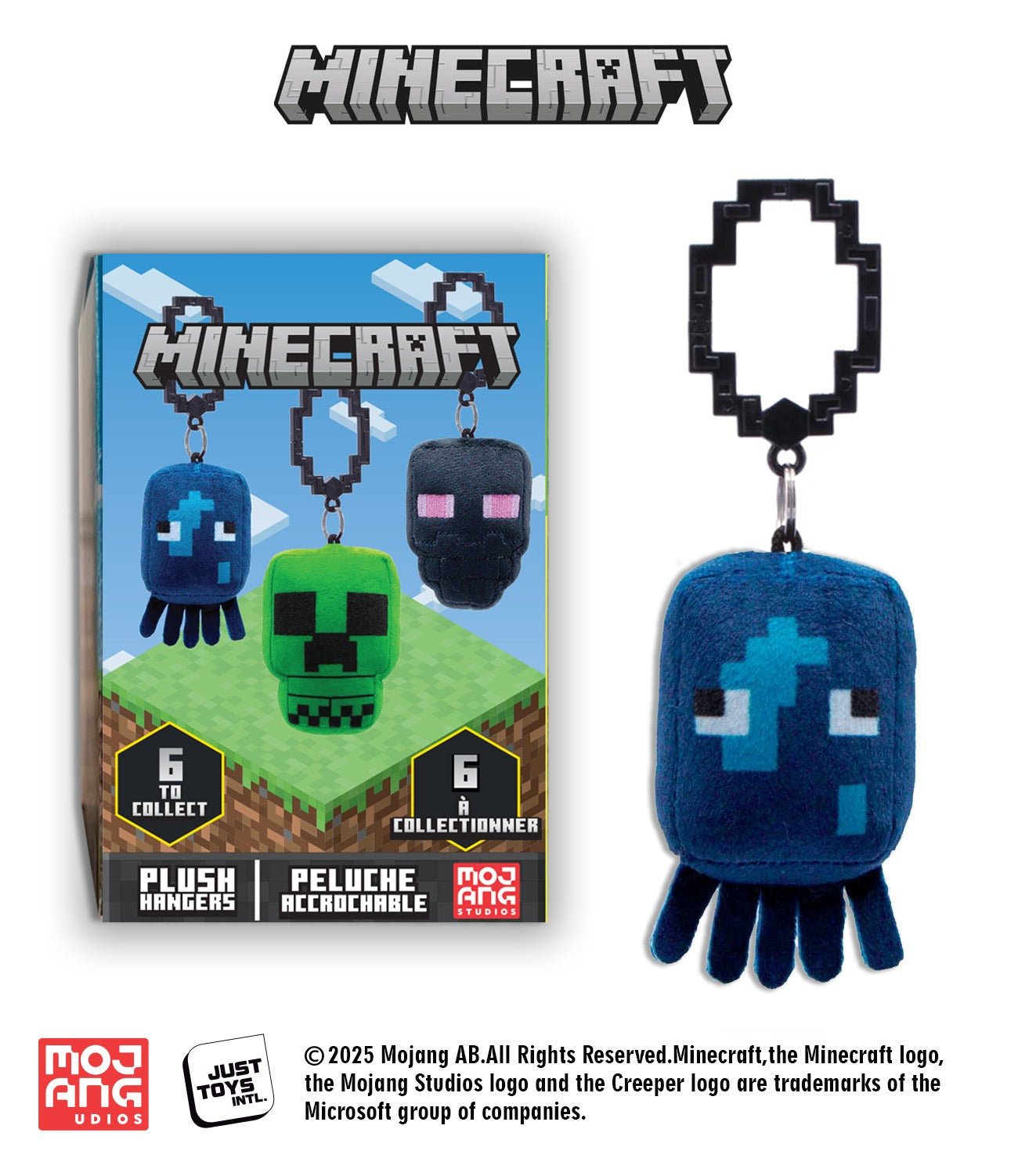 Minecraft Plush Backpack Hanger – Blind Box (Official Licensed) - Shop - Kuddl Toys
