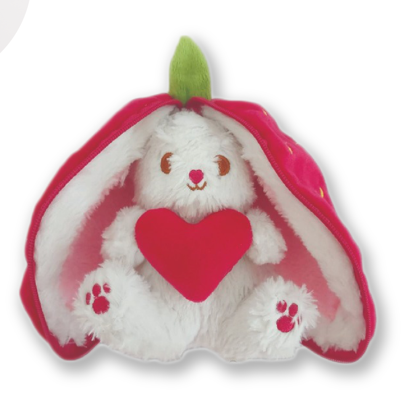 Strawberry Bunny Reversible Plush Toy - Shop - Kuddl Toys