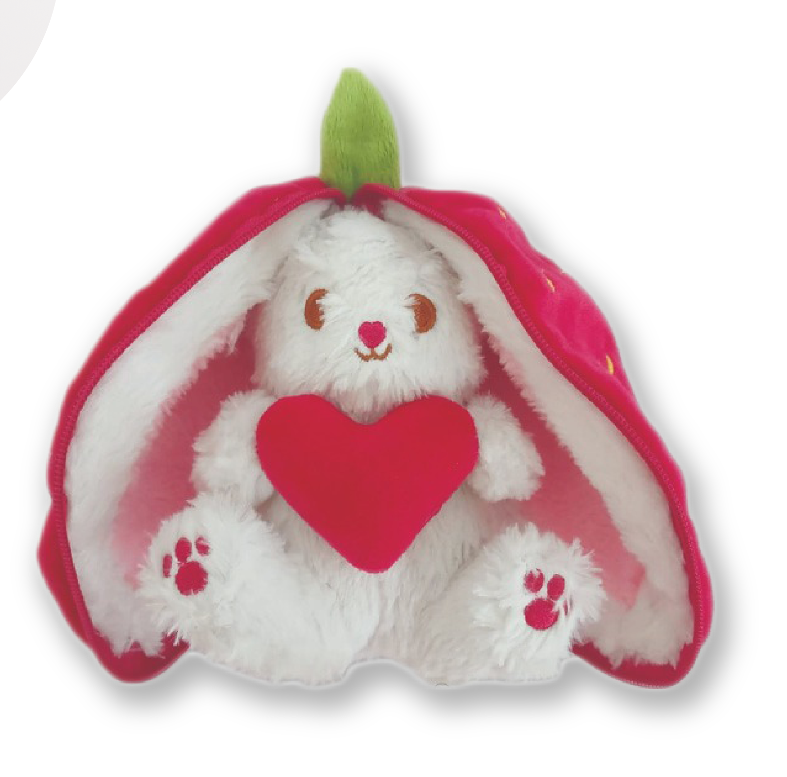 Strawberry Bunny Reversible Plush Toy - Shop - Kuddl Toys